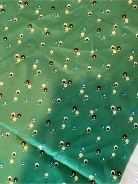 Semi Shine Green Vintage Fabric - 1.9 M